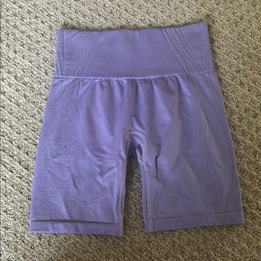 Gymshark Lavender Biker Shorts